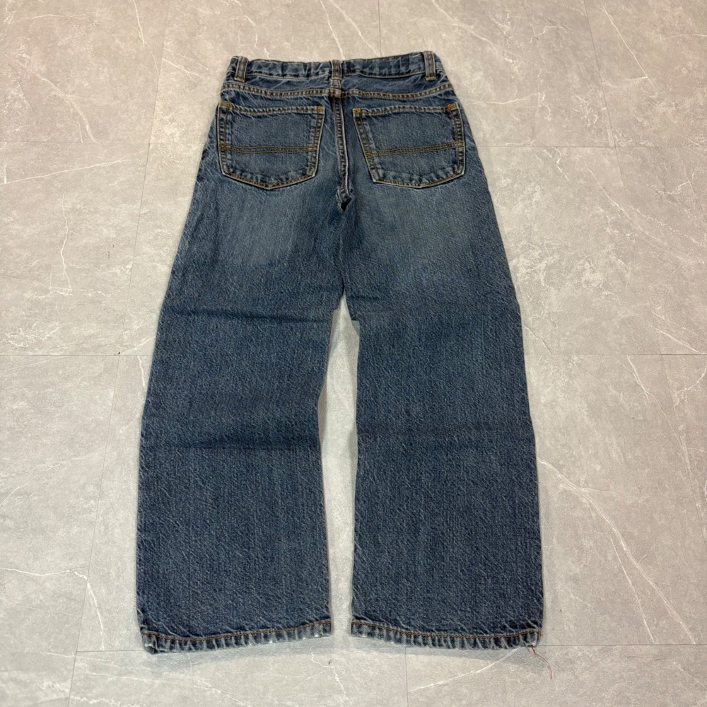 OshKosh Bgosh Classic Boys Blue Jeans Size 8 Regular Medium Wash Denim 484-602